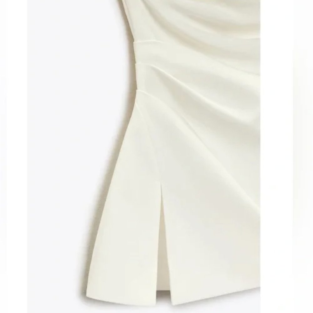 NWT Zara strapless top ecru - Picture 4 of 9